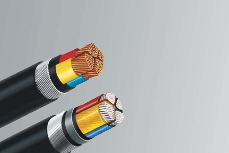 armored aluminum cable