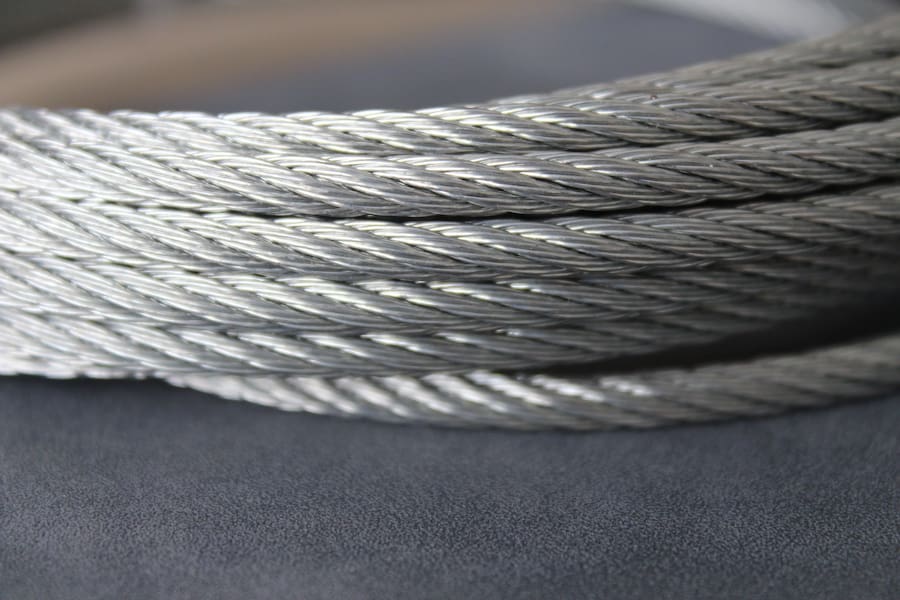 Car elevator coated stainless tow wire